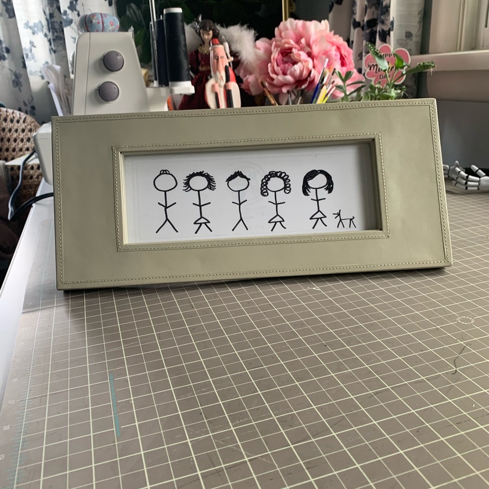 Pale Gray  Rectangular Picture Frame